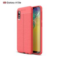 Litchi textuur TPU schokbestendig Case voor Galaxy A10e (rood)