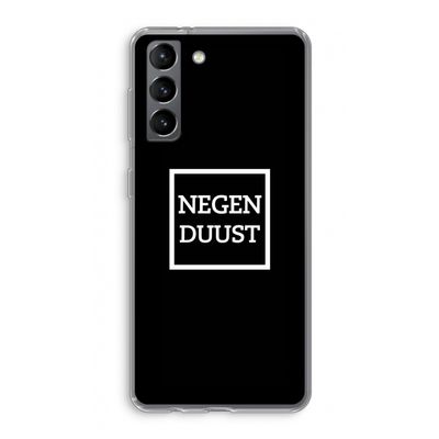Negenduust black: Samsung Galaxy S21 Transparant Hoesje