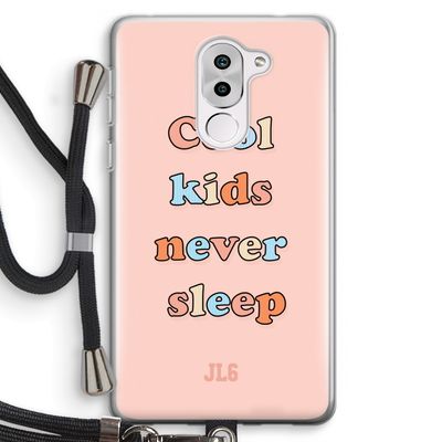 Cool Kids Never Sleep: Honor 6X Transparant Hoesje met koord