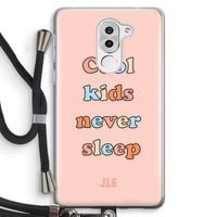 Cool Kids Never Sleep: Honor 6X Transparant Hoesje met koord