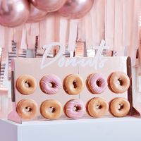 Donut wall Pink & Rose Gold Ginger Ray - thumbnail