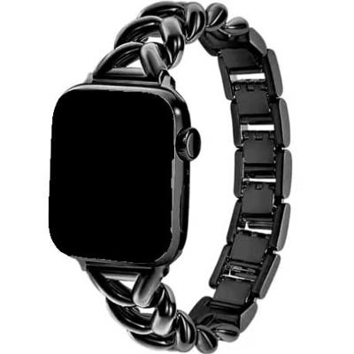 Apple Watch Hart Stalen Schakel Band - Lisa Zwart - 38, 40, 41 & 42mm Apple Watch Hart Stalen Schakel Band - Lisa Zwart - 38, 40, 41 & 42mm