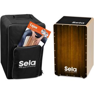 Sela SE 147 NL Varios Brown Cajon bundel + tas, pad, boekje etc.