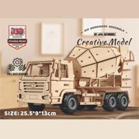 Betonmixer Vrachtwagen 165-delig Houten DIY Modelbouw