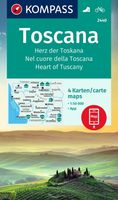 Wandelkaart - Fietskaart 2440 Toscana | Kompass - thumbnail