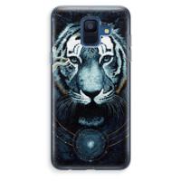 Darkness Tiger: Samsung Galaxy A6 (2018) Transparant Hoesje