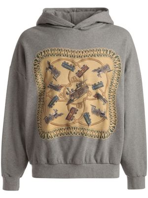 Bally hoodie en coton à imprimé graphique - Gris