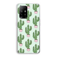 Cactus Lover: Oppo A94 5G Transparant Hoesje
