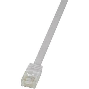 LogiLink CF2051U RJ45 Netwerkkabel, patchkabel CAT 6 U/UTP 2.00 m Wit Zeer flexibel 1 stuk(s)