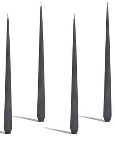 Zaha Hadid Design lot de quatre bougies coniques - Noir