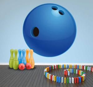 Sticker bowlingbal kinderen