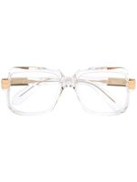 Cazal lunettes de vue à monture carrée oversize - Blanc