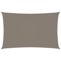 Zonnescherm rechthoekig 2x5 m oxford stof taupe