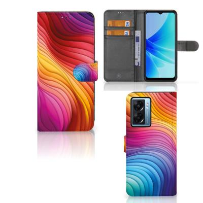 Book Case voor OPPO A77 5G | A57 5G Regenboog Book Case voor OPPO A77 5G | A57 5G Regenboog
