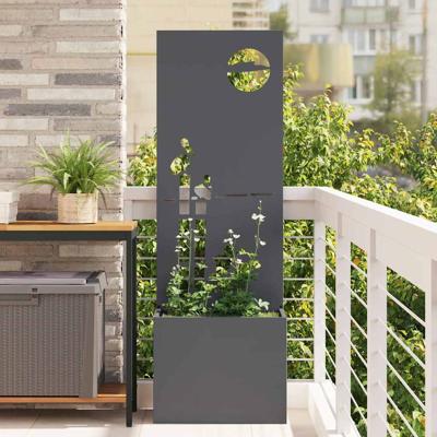 Tuinplant met Decoratief Paneel Antraciet 50 x 140 cm