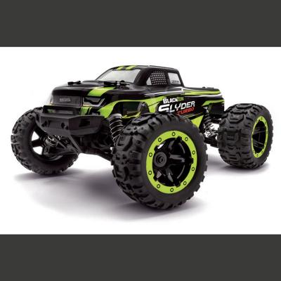 Blackzon Groen Brushless 1:16 RC auto Elektro Monstertruck 4WD 2,4 GHz Incl. accu en lader, Met lichteffect