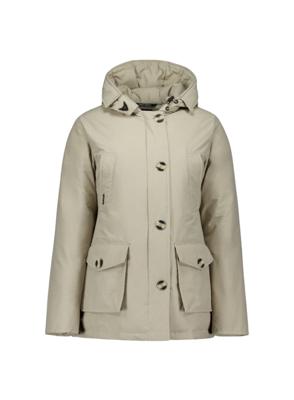 4 Pocket Parka HRG0428-FW24 907 Taupe Plaza