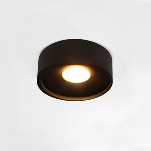 Artdelight Plafondlamp Orlando  Ø 14 cm zwart
