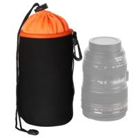 SLR camera lens Bag micro enkele lens Bag lens Inner gal tas waterdichte beschermhoes plus fluwelen verdikking diameter: 10cm hoogte: 18cm (oranje)