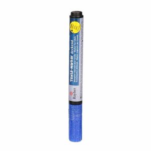 Kleding stift blauw met glitters   -