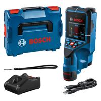 Bosch Professional D-TECT 200 C Accu muurscanner 200mm 12V 2.0Ah in L-Boxx - 0601081601
