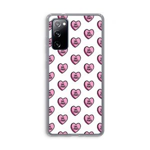 GIRL POWER: Samsung Galaxy S20 FE / S20 FE 5G Transparant Hoesje