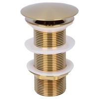 Differnz Differnz always open L afvoerplug voor fontein - mat goud Differnz Differnz always open L afvoerplug voor fontein - mat goud