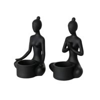 Boltze Home theelichthouder yoga