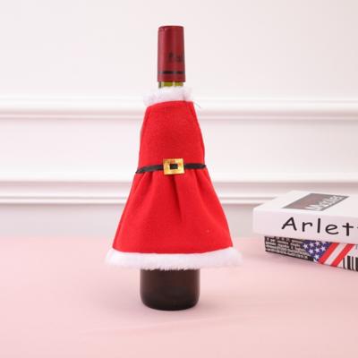 2 stks kerst decoratie rode wijn fles set kerst items
