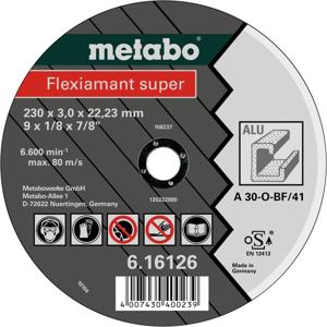 Metabo 616753000 Doorslijpschijf recht 25 stuk(s) Aluminium, Non-ferrometaal, Koper, Messing, Brons