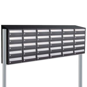 Allux Hive Set 6-Breed, 5-Hoog Met Dak Op Statief Zwart - 40030070_6x5ds