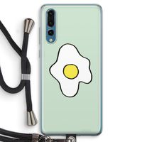 Spiegelei: Huawei P20 Pro Transparant Hoesje met koord