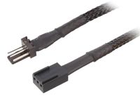 Sharkoon 3-Pin Y-Kabel splitterkabel 0,2 meter, Sleeve - thumbnail