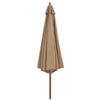 The Living Store Parasol - UV-beschermend Polyester - 350 x 256 cm - Dubbel katrolsysteem - thumbnail