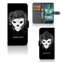Telefoonhoesje met Naam Nokia 7.2 | Nokia 6.2 Skull Hair