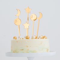 Traktatie prikker of roerstaafje to the moon set (6st) - thumbnail