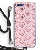 Chicks before dicks: Honor 10 Transparant Hoesje met koord