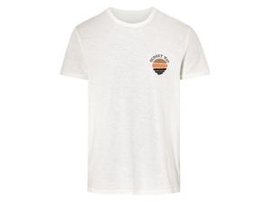 LIVERGY Heren T-shirt (wit, M)