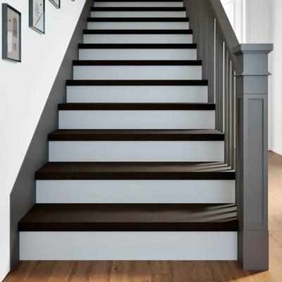 VidaXL Traptreden 2 st 90x30x2 cm massief eikenhout donkerbruin