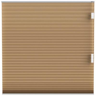Leen Bakker - Fenstr Plisségordijn Montreal Dubbel 25mm Verduisterend - Tabak (30953) - Polyester - Bruin - 120x10x10 Cm