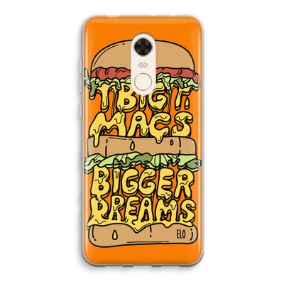 Big Macs Bigger Dreams: Xiaomi Redmi 5 Transparant Hoesje