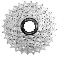 Sunrace csm63 7 speed cassette 12-28t zilver in box
