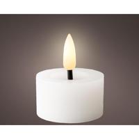 LED Theelichtset 2 wax wit Ø4,4xH5,2cm