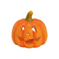 Theelichthouder Halloween pompoen 13 x 12 cm Theelichthouder Halloween pompoen 13 x 12 cm