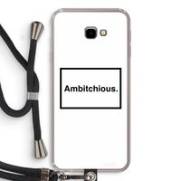 Ambitchious: Samsung Galaxy J4 Plus Transparant Hoesje met koord