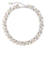 Susan Caplan Vintage collier à ornements en cristal (années 1960) - Argent