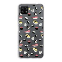 Sushi time: Samsung Galaxy A22 5G Transparant Hoesje