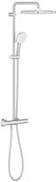 Grohe Tempesta 250 Cube regendoucheset met 3 straalsoorten en thermostaatkraan Ø25cm chroom