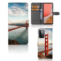 Samsung Galaxy A72 | Flip Cover | Golden Gate Bridge