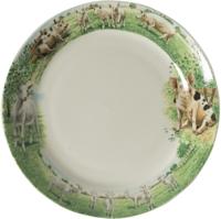 Wiebe&apos;s Farm Bord geit varken Ø18cm 6st